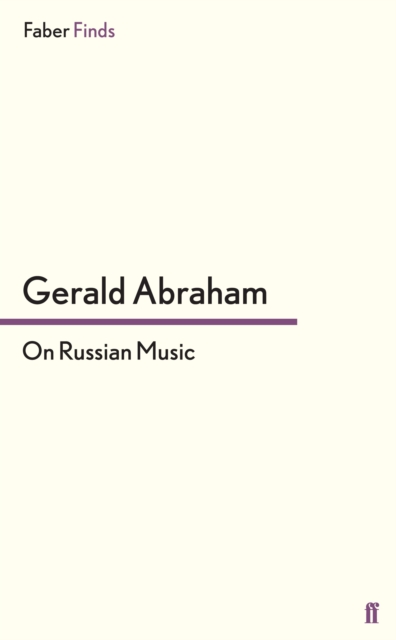 On Russian Music, Paperback / softback Book