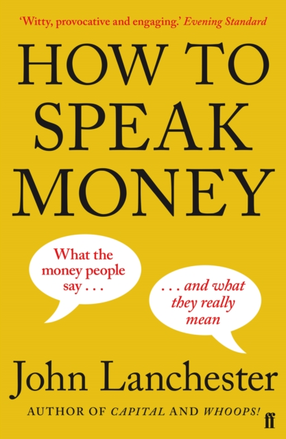 How to Speak Money, Paperback / softback Book
