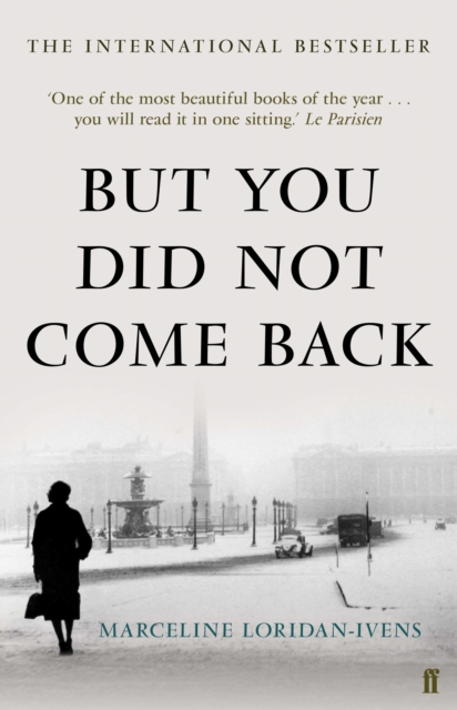 But You Did Not Come Back, Hardback Book