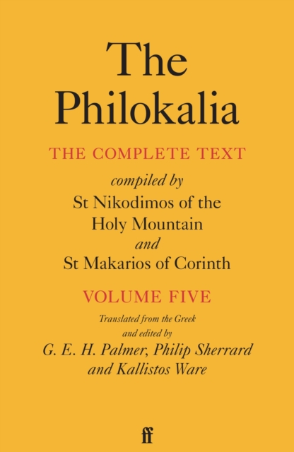 The Philokalia Vol 5, EPUB eBook