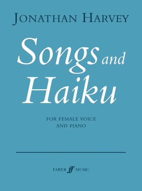 Songs and Haiku, Sheet music Book