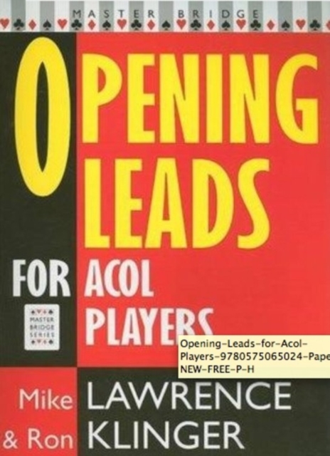 Opening Leads for ACOL Players, Paperback / softback Book
