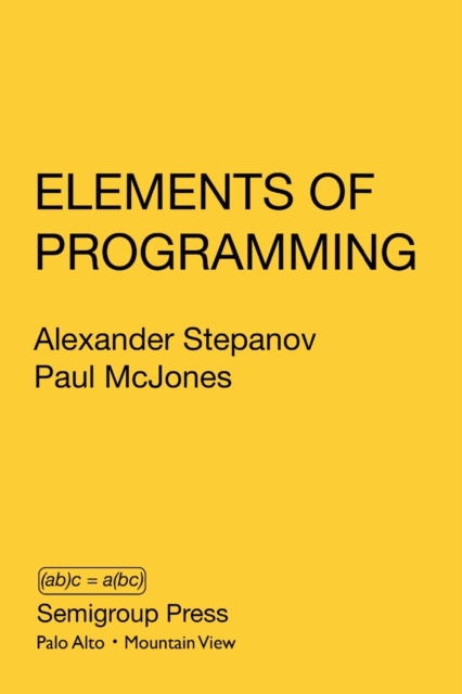 Elements of Programming, Paperback / softback Book