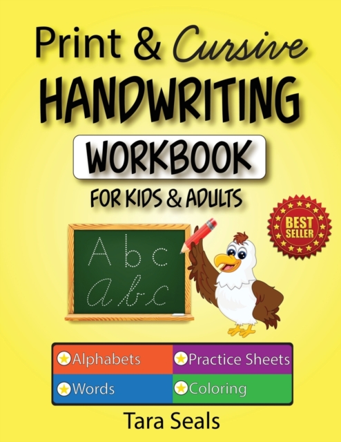 Print & Cursive Handwriting Workbook for Kids & Adults, Paperback / softback Book