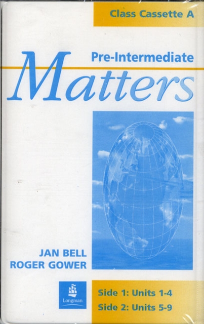 Pre-Intermediate Matters Class Cassette Set, Audio cassette Book