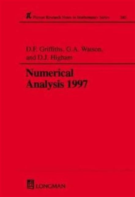 Numerical Analysis 1997, Hardback Book