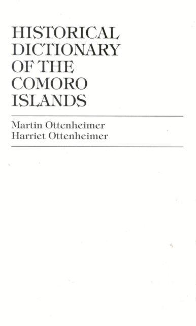 Historical Dictionary of the Comoro Islands, Book Book