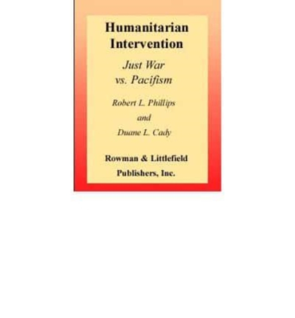 Humanitarian Intervention CB, Book Book