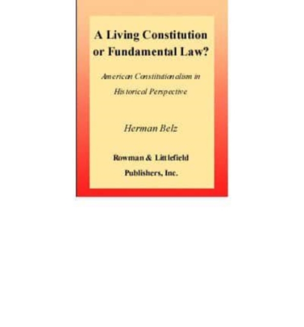 Living Constitution Fundament CB, Book Book