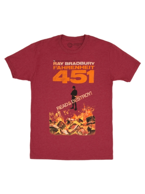 Fahrenheit 451 Unisex T-Shirt Medium, ZY Book