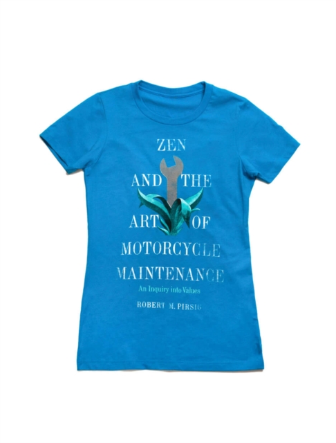 Zen and the Art of Motorcycle Maintenance Women's Crew T-Shirt Large, ZY Book