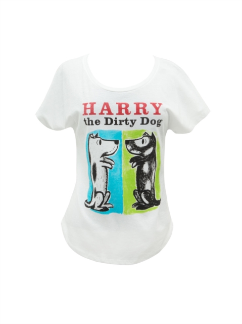 Harry the Dirty Dog Women's Relaxed Fit T-Shirt Large, ZY Book