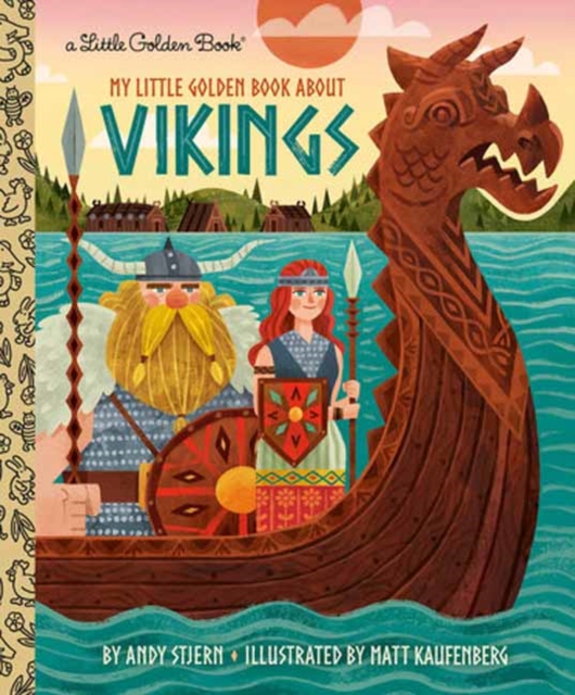 My Little Golden Book About Vikings, Hardback Book