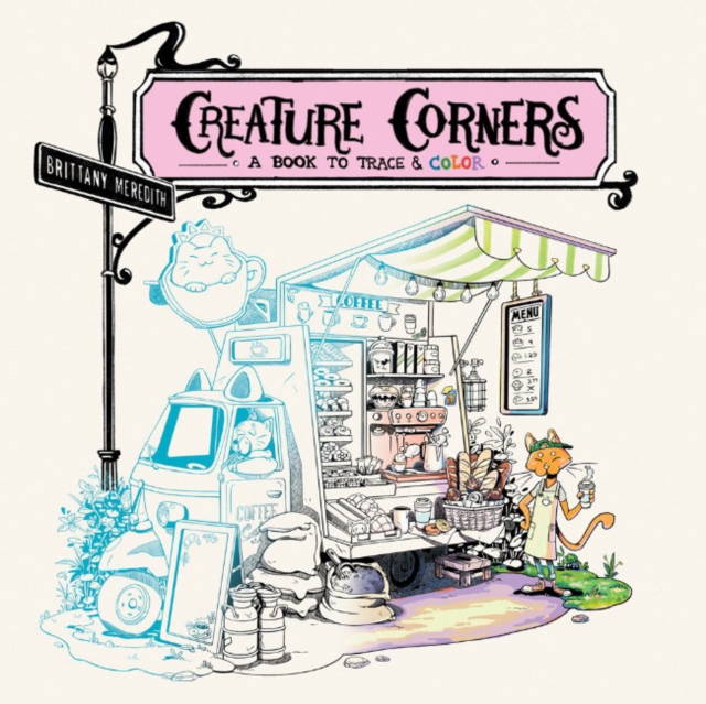 Creature Corners : A Book to Trace and Color, Paperback / softback Book