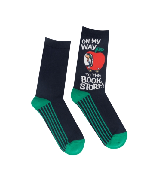 Richard Scarry: On My Way to the Bookstore Socks - Large, ZY Book