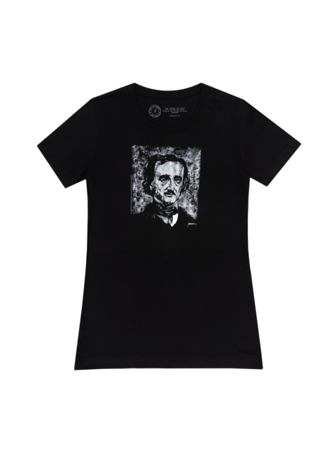 Edgar Allan Poe Melancholy Women's T-shirt Large, ZY Book