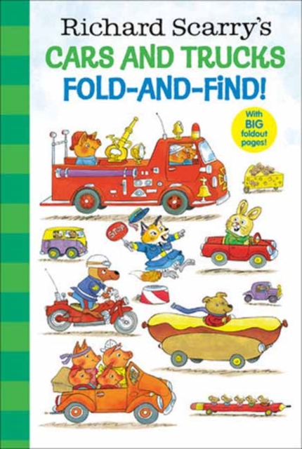 Richard Scarry's Cars and Trucks Fold-and-Find!, Hardback Book