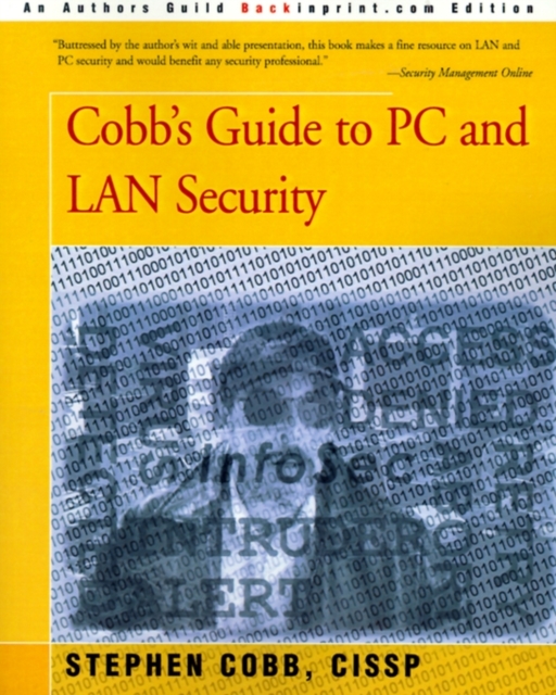 Cobb's Guide to PC and LAN Security, Paperback / softback Book