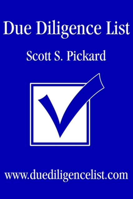 Due Diligence List : www.duediligencelist.com, Paperback / softback Book