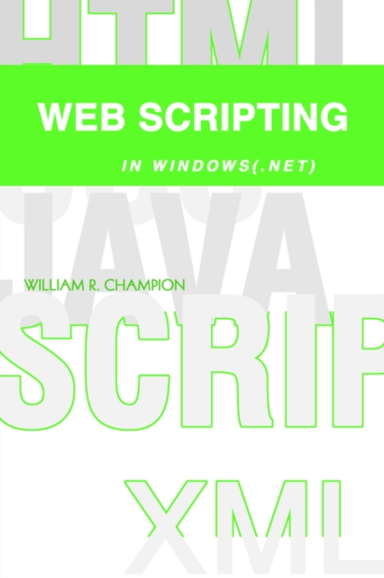 Web Scripting in Windows(.Net), Paperback / softback Book
