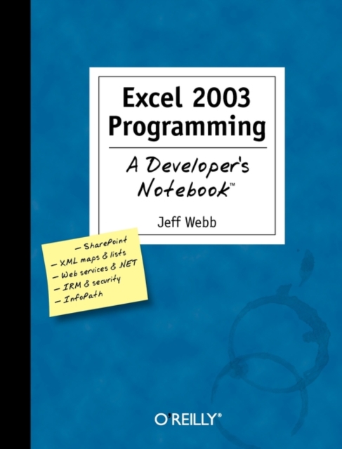 Excel 2003 Programming, Paperback / softback Book