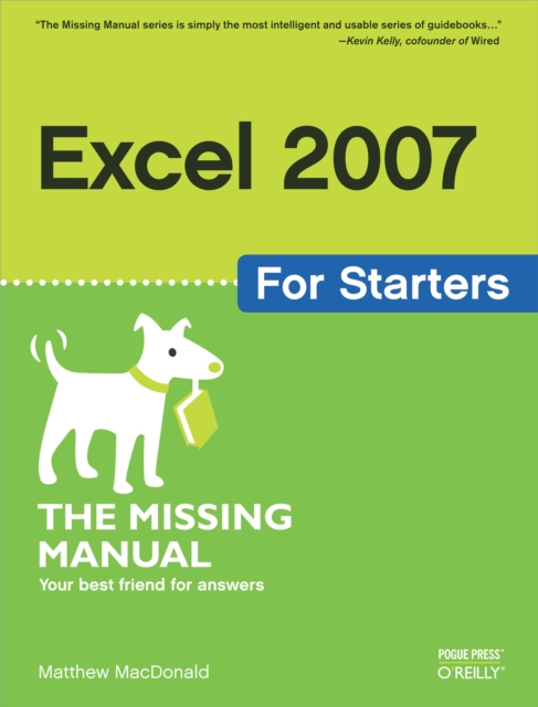 Excel 2007 for Starters: The Missing Manual : The Missing Manual, PDF eBook