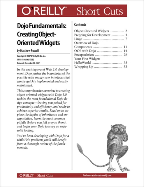 Dojo Fundamentals: Creating Object-Oriented Widgets : Creating Object-Oriented Widgets, PDF eBook