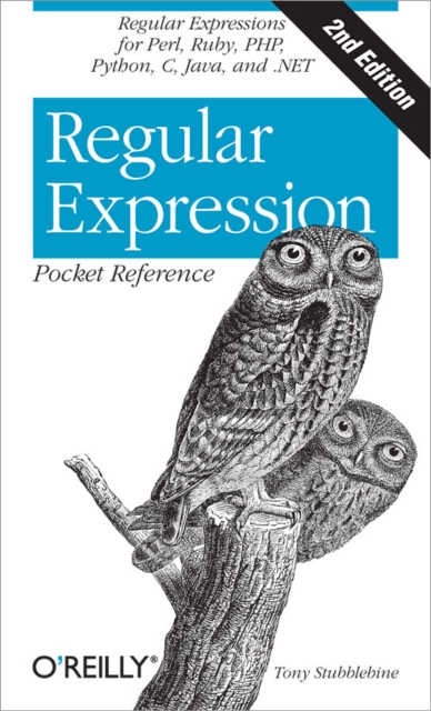 Regular Expression Pocket Reference : Regular Expressions for Perl, Ruby, PHP, Python, C, Java and .NET, PDF eBook