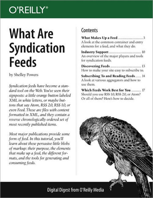 What Are Syndication Feeds, PDF eBook
