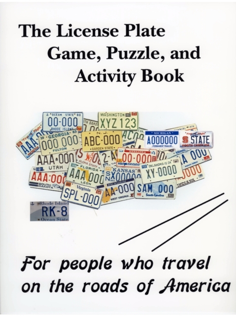 The License Plate Game, Puzzle & Activity Book, Paperback / softback Book