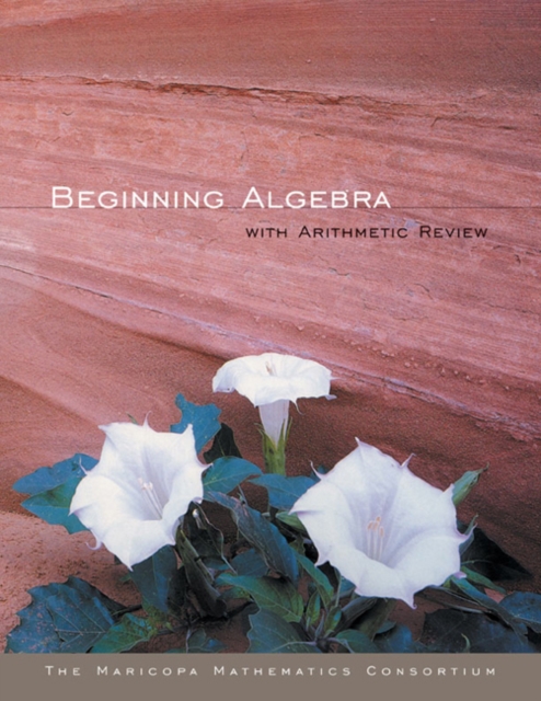 Beginning Algebra with Arithmetic Review, Paperback Book
