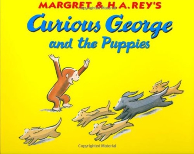 Curious George and the Puppies Lap Edition, Board book Book