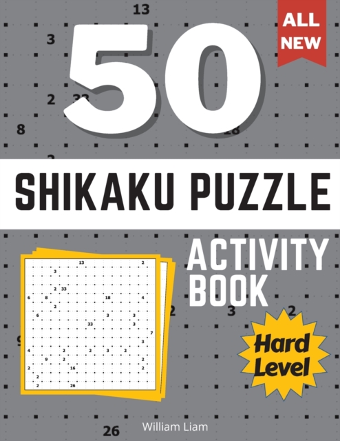 Shikaku Puzzle Book For Adults 15*15 Shikaku Grid Puzzle, Paperback / softback Book