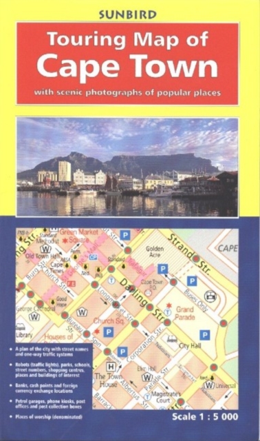 Touring Map of Cape Town : With Scenic Photographs of Popular Places, Paperback / softback Book