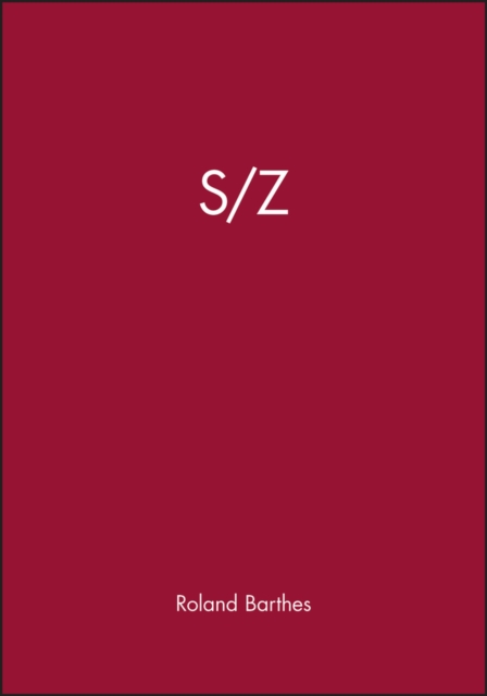 S/Z, Paperback / softback Book