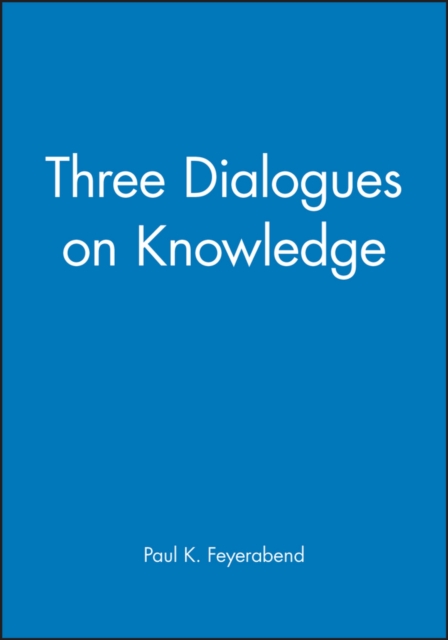 Three Dialogues on Knowledge, Paperback / softback Book