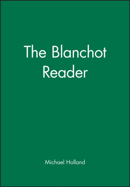 The Blanchot Reader, Paperback / softback Book