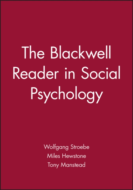 The Blackwell Reader in Social Psychology, Paperback / softback Book