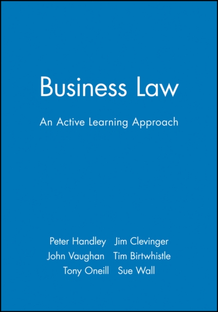 Business Law : An Active Learning Approach, Paperback / softback Book