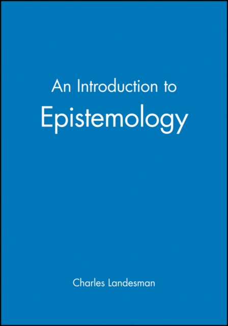 An Introduction to Epistemology, Paperback / softback Book