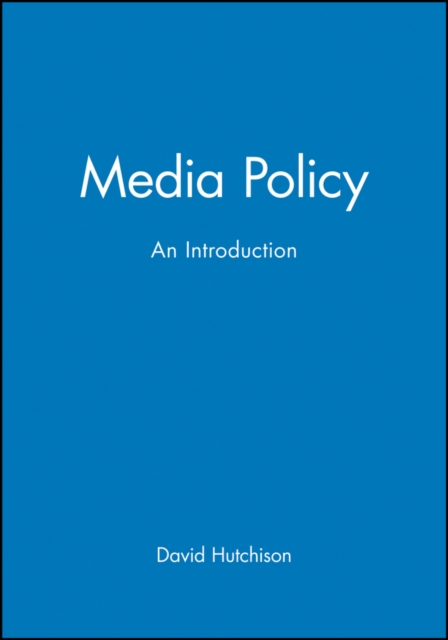 Media Policy : An Introduction, Paperback / softback Book