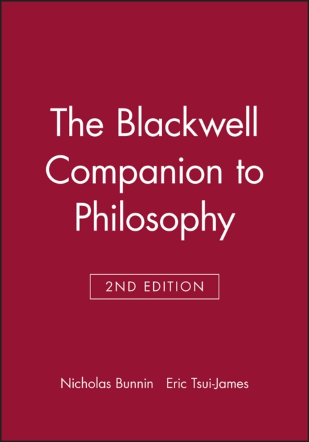 The Blackwell Companion to Philosophy, Paperback / softback Book
