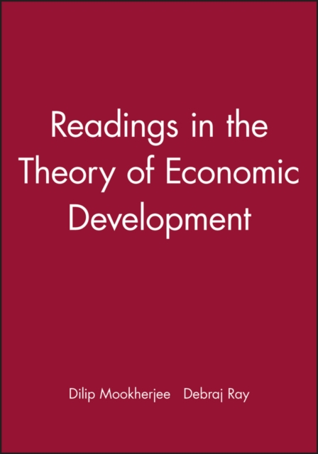Readings in the Theory of Economic Development, Hardback Book