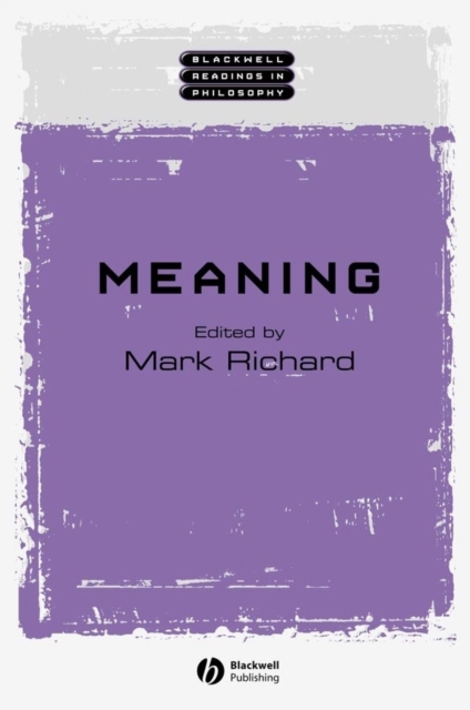 Meaning, Hardback Book