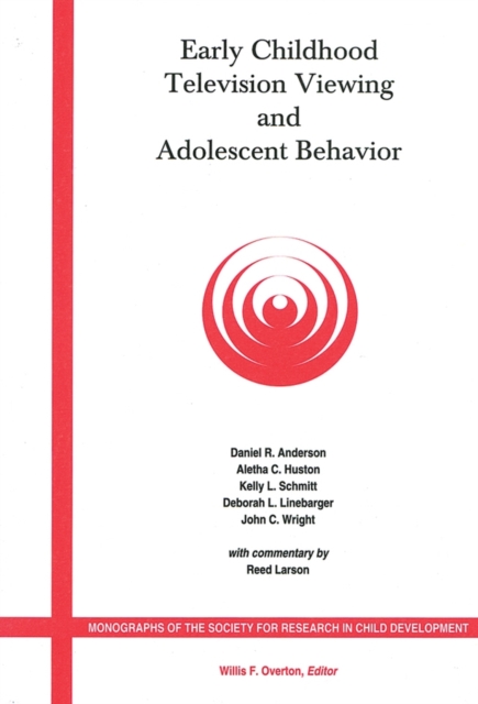 Early Childhood Television Viewing and Adolescent Behavior, Volume 66, Number 1, Paperback / softback Book