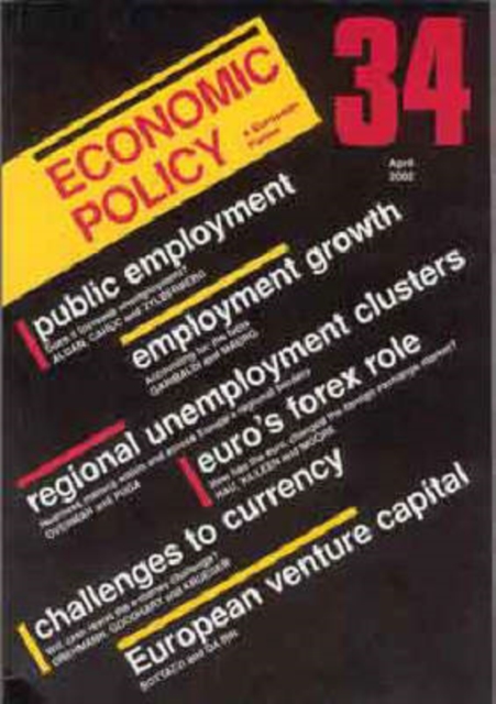 Economic Policy : A European Forum No.34, Paperback Book