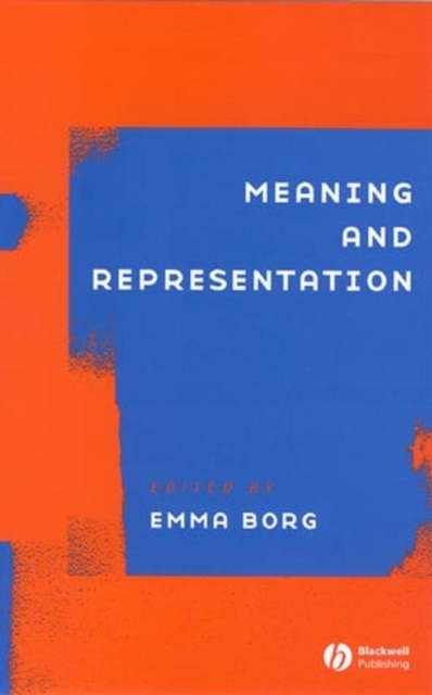 Meaning and Representation, Paperback / softback Book