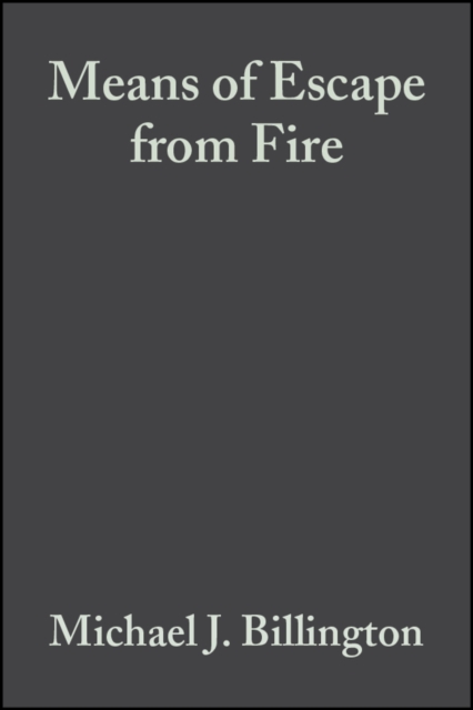 Means of Escape from Fire, Hardback Book
