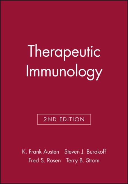 Therapeutic Immunology, Hardback Book