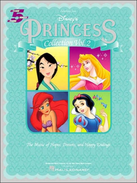 Disney's Princess Collection Volume 2 Five Finger Piano, Paperback / softback Book